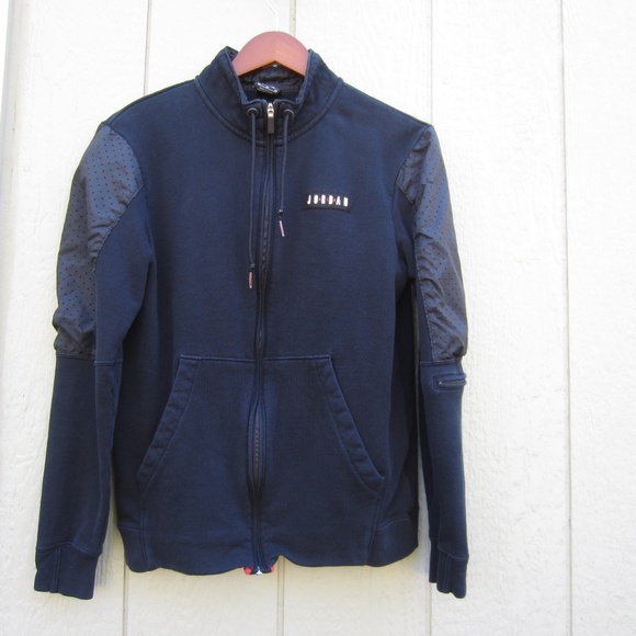 Nike Air‎ Jordan 2014 Jackets Mens M 6 VI Infrared Full Zip Warm Up Sportwear - Picture 1 of 14